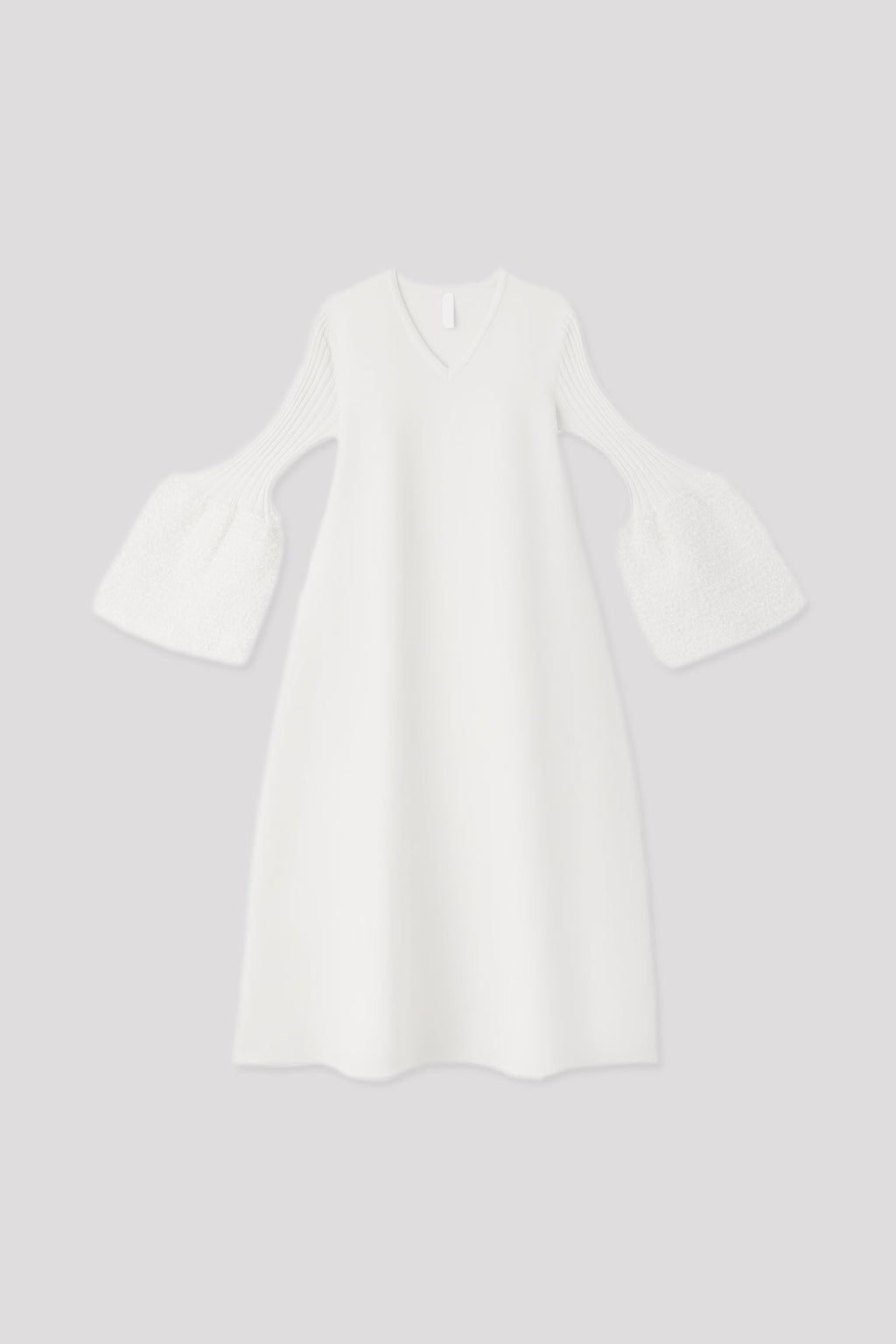 POTTERY REEF LUXE LONG BELL SLEEVE FLARE DRESS