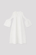 POTTERY REEF LUXE LONG BELL SLEEVE FLARE DRESS