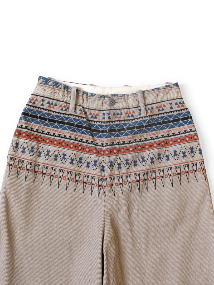 14W Corduroy Tapered Baggy Pants (Town Class...
