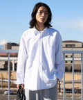 Oversized Classic Regular Collar Chambray Shirt Long Sleeve