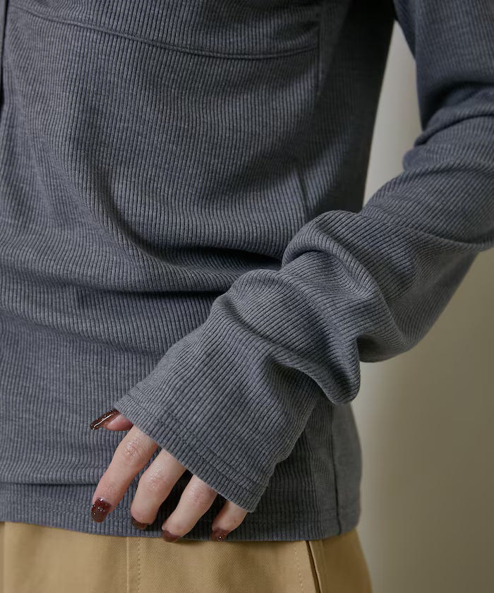 Layered-style V-neck cardigan limited edition
