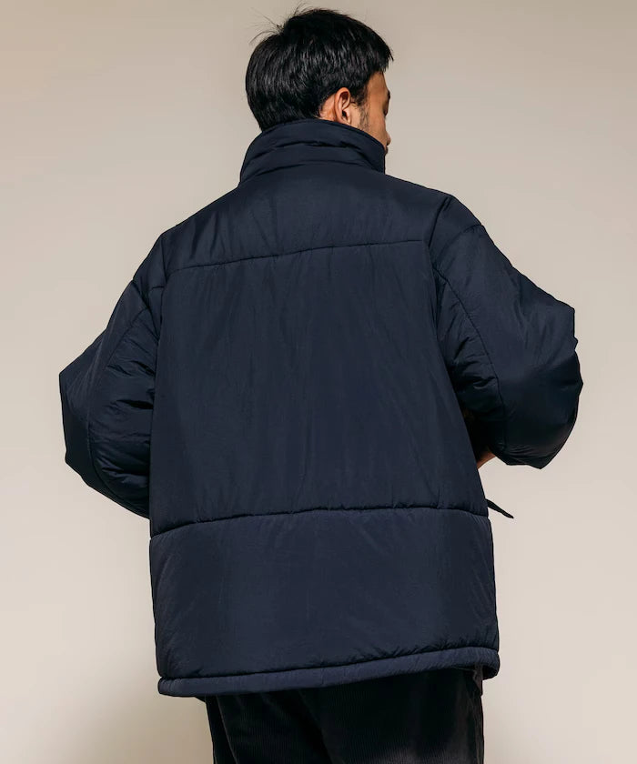 PRIMALOFT PUFF JACKET / Primaloft Stand Collar Puff Jacket / Insulated Blouson
