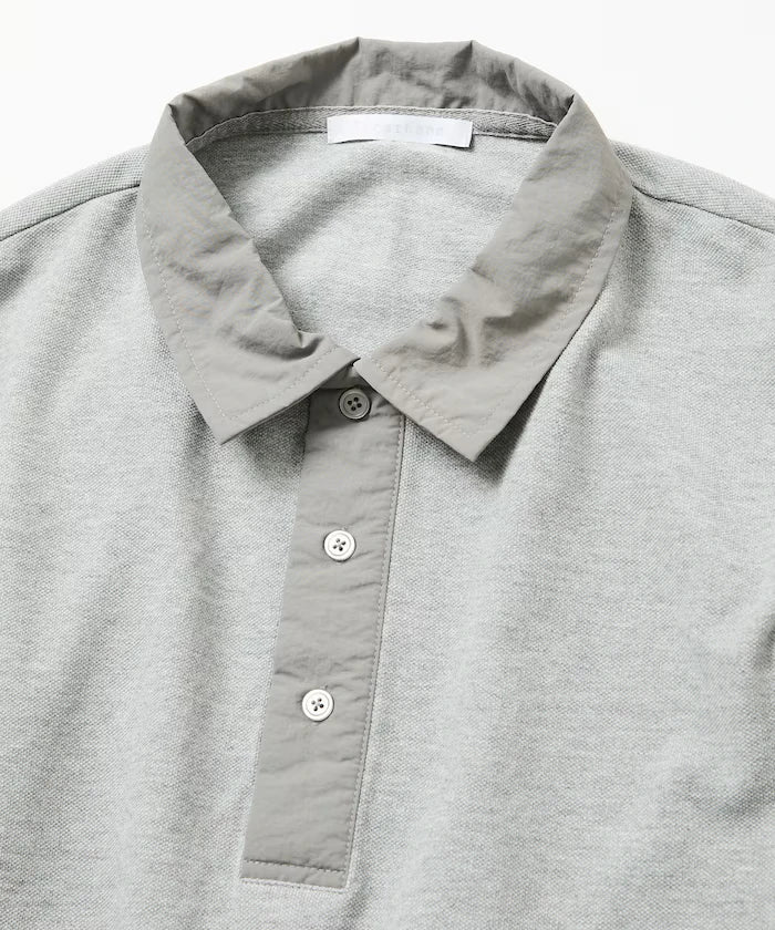 Big Silhouette Spindle Short Sleeve Tech Polo