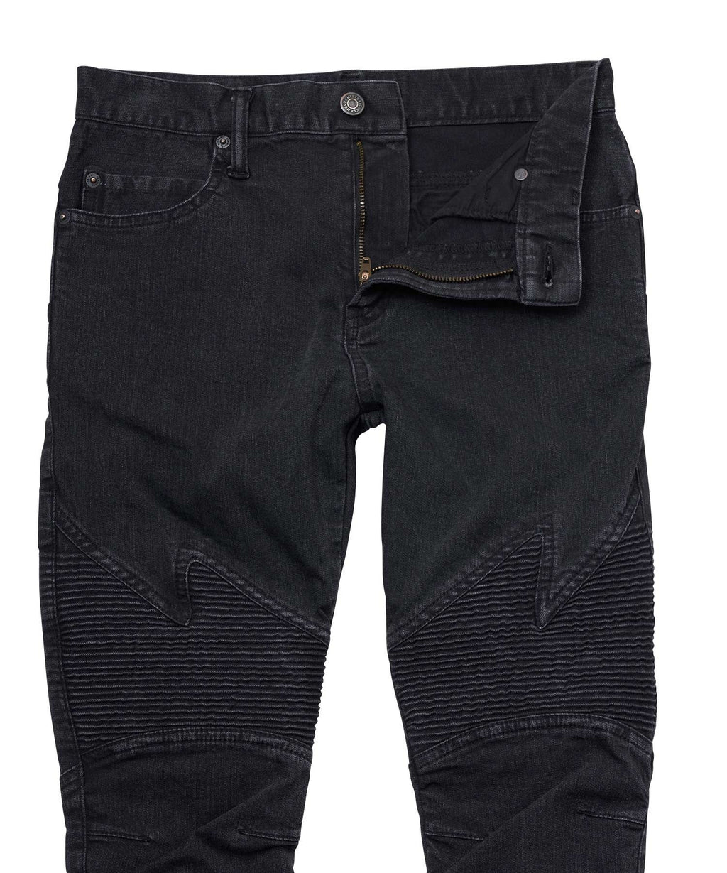 Box Logo Shirring Denim Pants