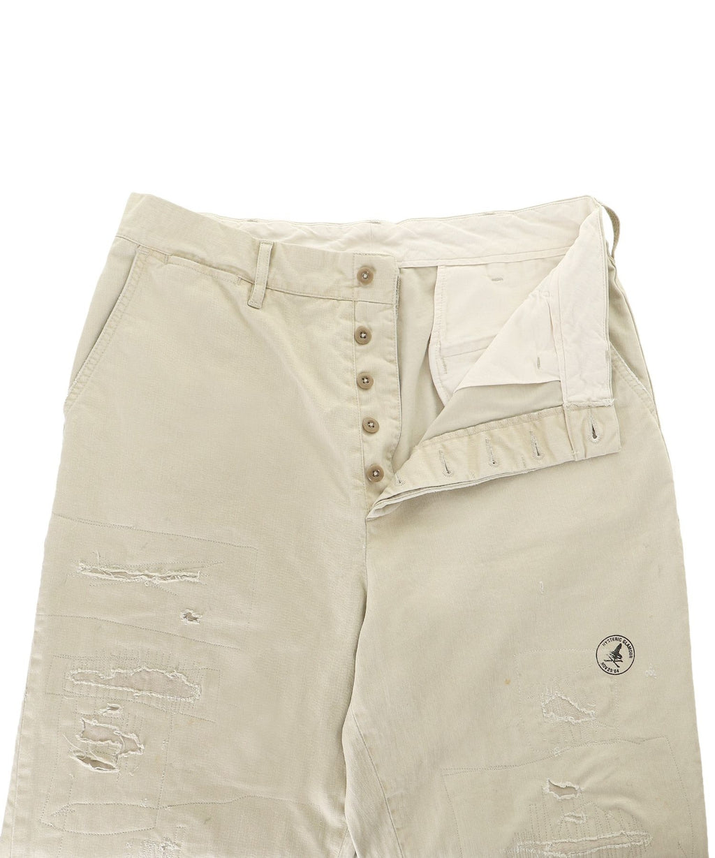 Woman On Skull Stamp Chino Pants