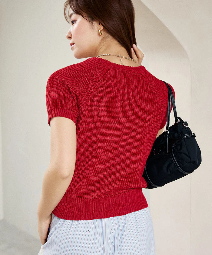 Compact Summer Knit with Purl Stitch - Limited Expansion