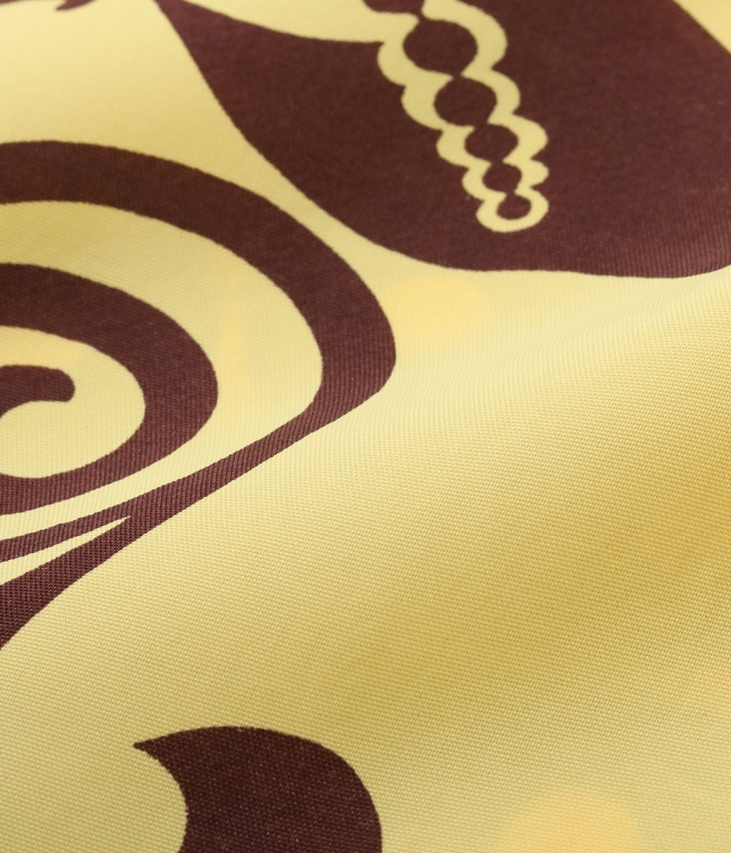 Rayon Hawaiian Shirt Pictograph Flower