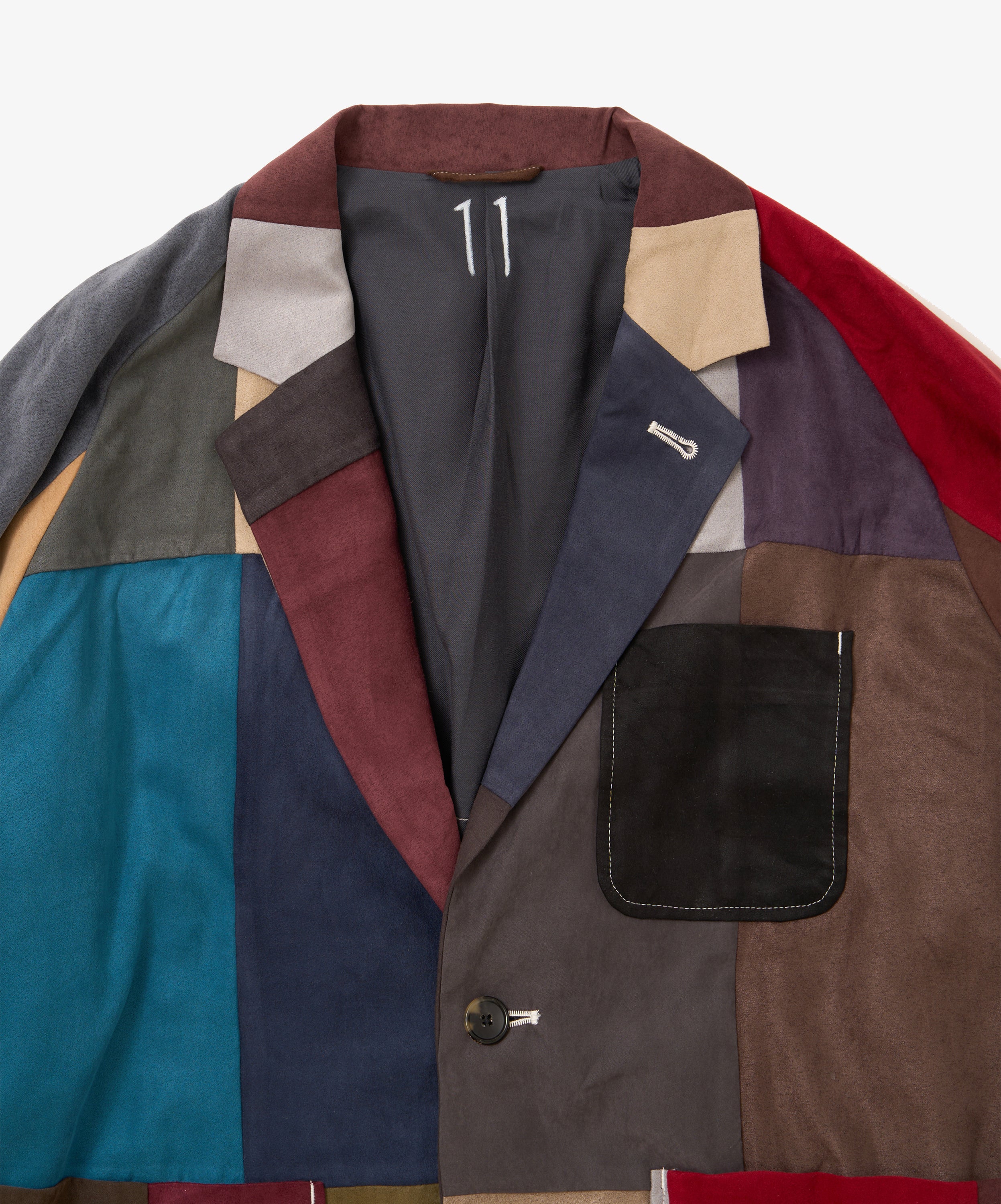 blazer faux suede eleven