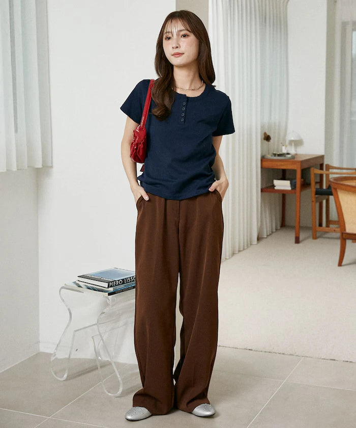 Picot Race Henry Neck T-Shirt Limited Edition