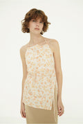 MABEL FLOWER DRAPE CAMI TOPS