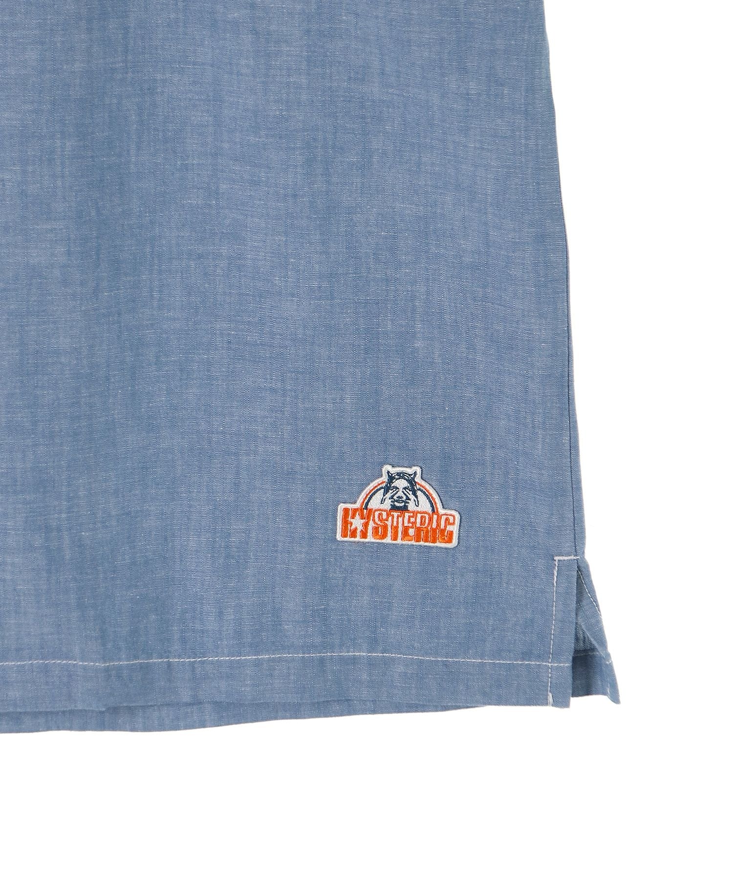 See No Evil Patch Open Collar Shirt