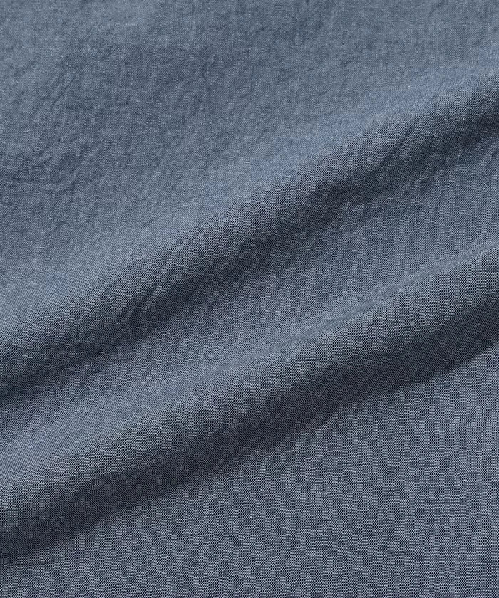 Oversized Classic Regular Collar Chambray Shirt Long Sleeve