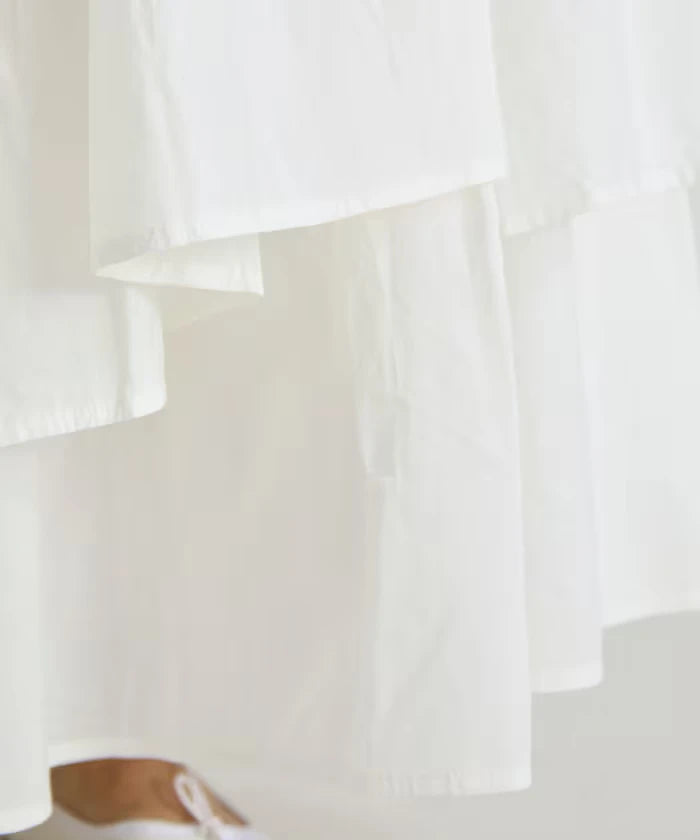 India Frill Maxi Gathered Skirt