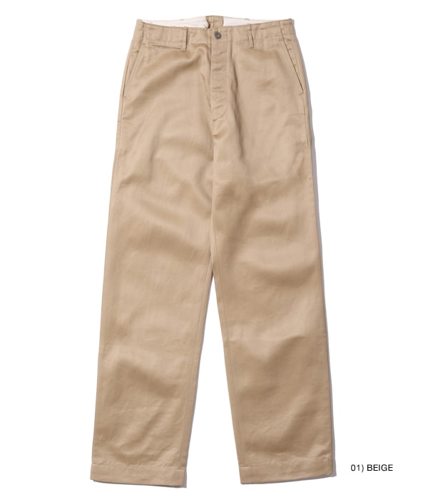 EARLY MILITARY CHINOS 1945 MODEL (ONE WASH)