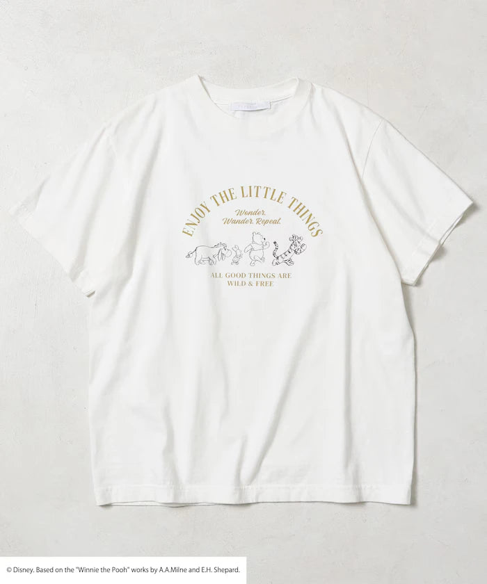 Winnie-the-Pooh Front Logo Print T-Shirt