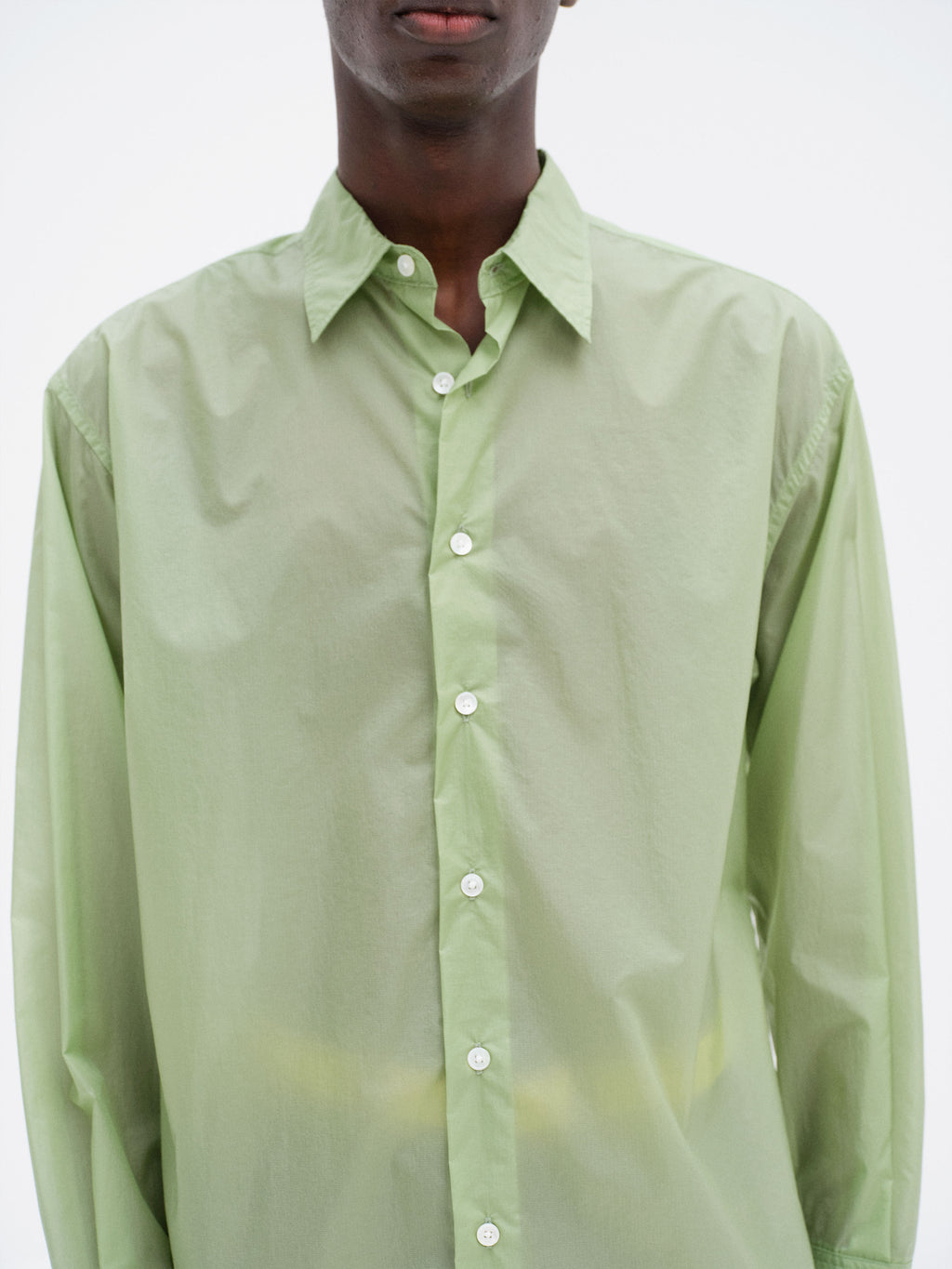 SHEER NYLON RIPSTOP SHIRT