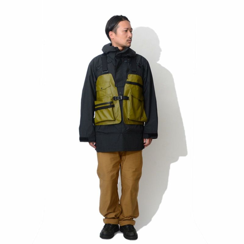 ABGARCIA × AS2OV NYLON POLYCARBONATE CAMP VEST/BLACK