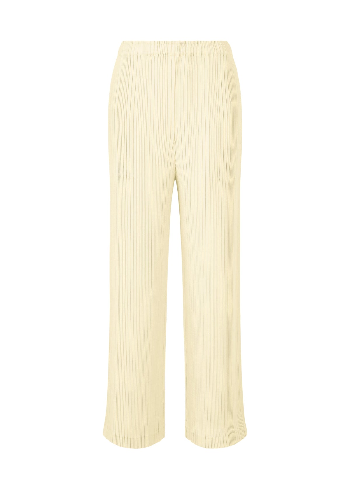 Linen Like Rib Pleats