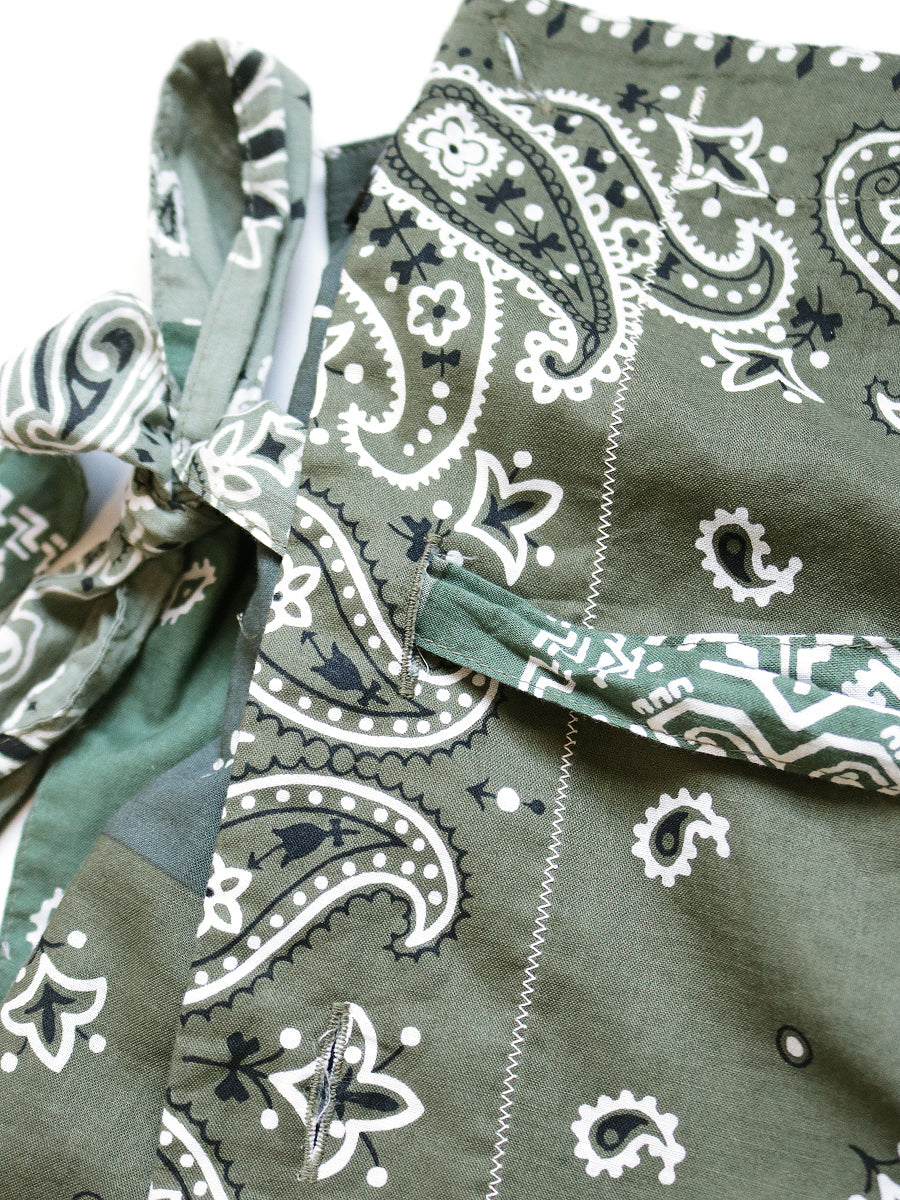 Gauze Bandana Patchwork pt Wrap Pants