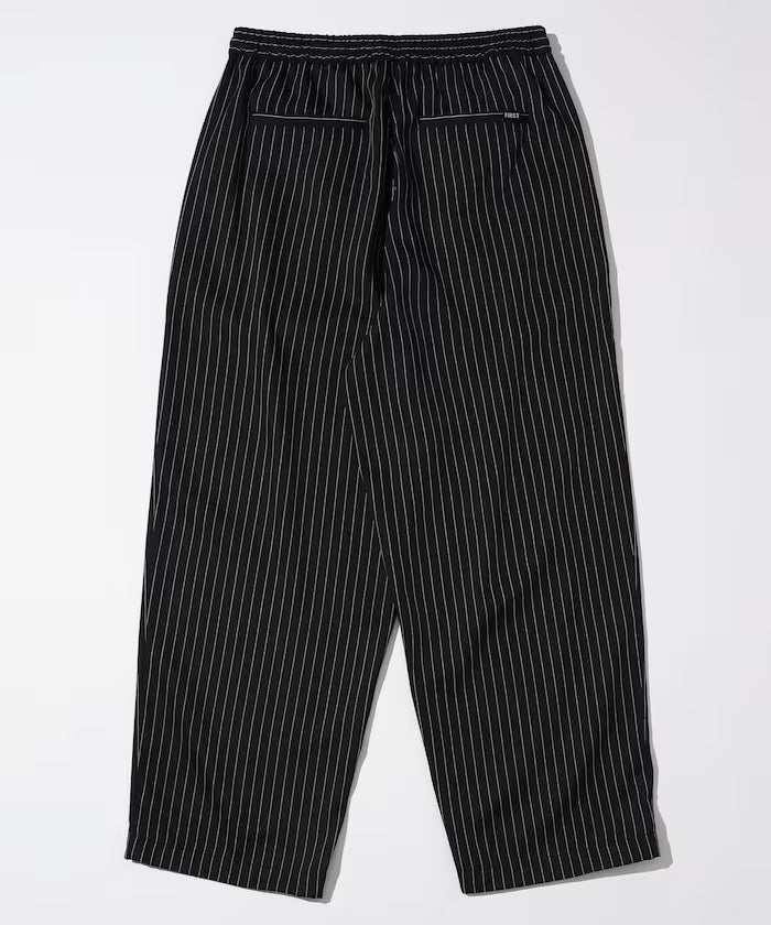 Spindle Stripe Easy Wide Pants / Compatible with Setup