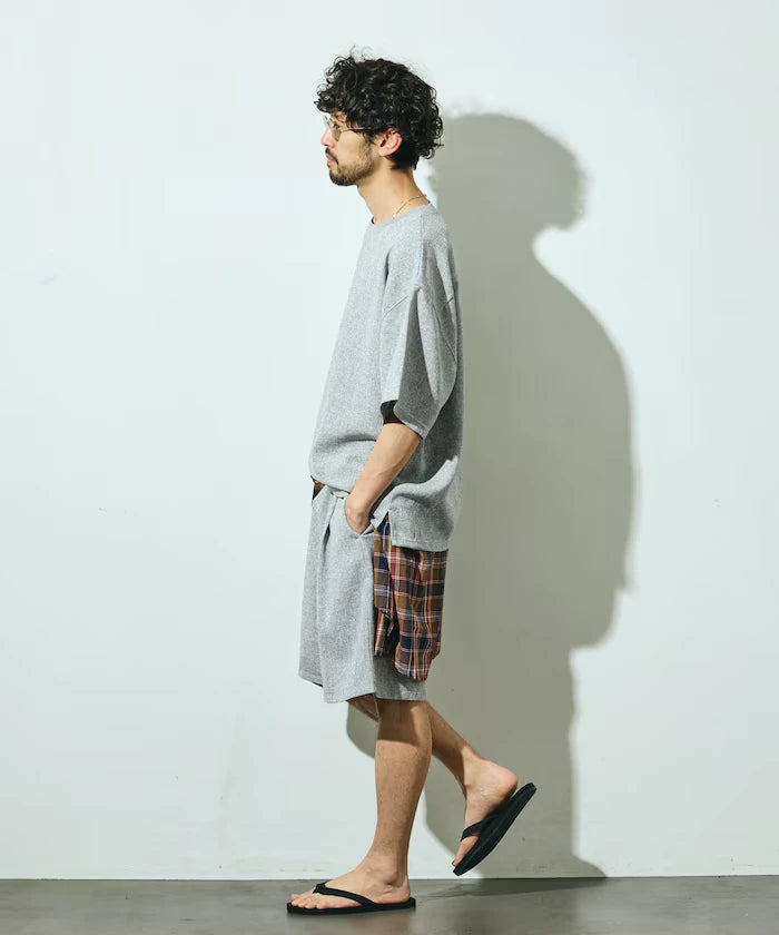 Summer Tweed Easy Wide Shorts / Compatible with Setup