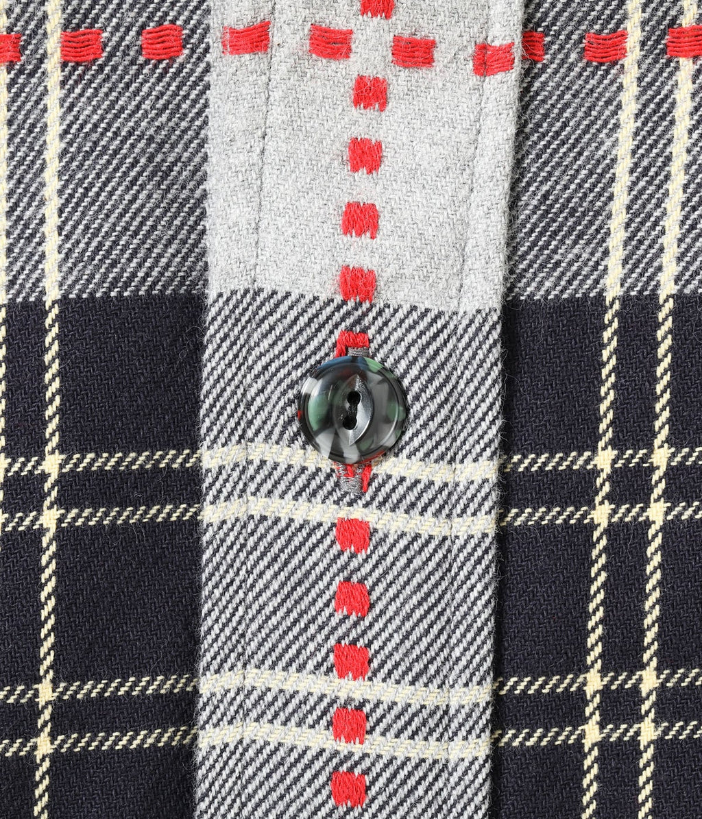 FICTION ROMANCE DOBBY CHECK WORK SHIRT