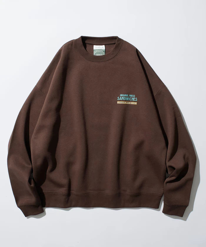 LANDER SANDWICHES×FREAK'S STORE/ Lander Limited Edition Big Silhouette Back Print Crewneck Sweat 【Limited Release】