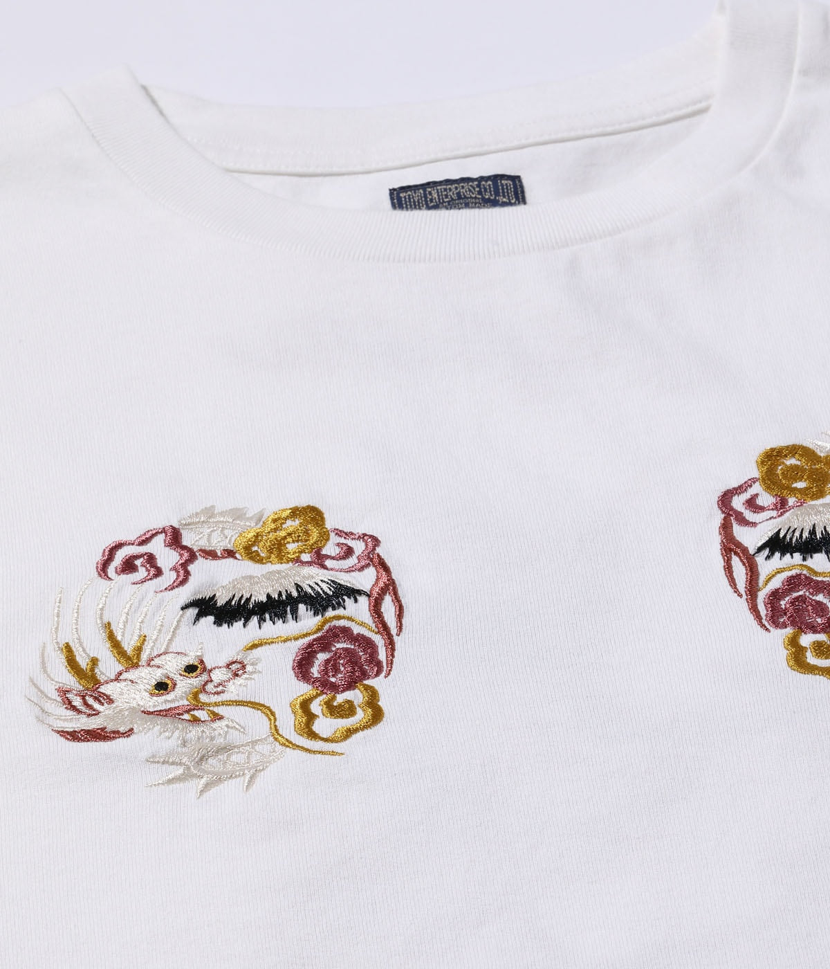 SUKA T-SHIRT EMBROIDERED “RISING DRAGON”