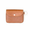 OILED ANTIQUE LEATHER SHORT WALLET/CAMEL