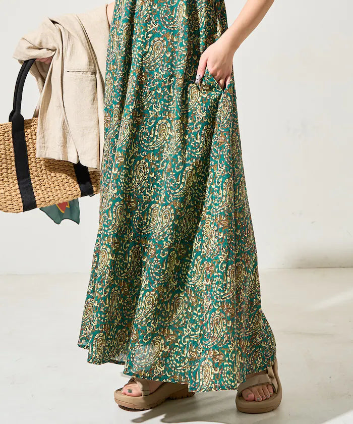Indian Paisley Cami Dress