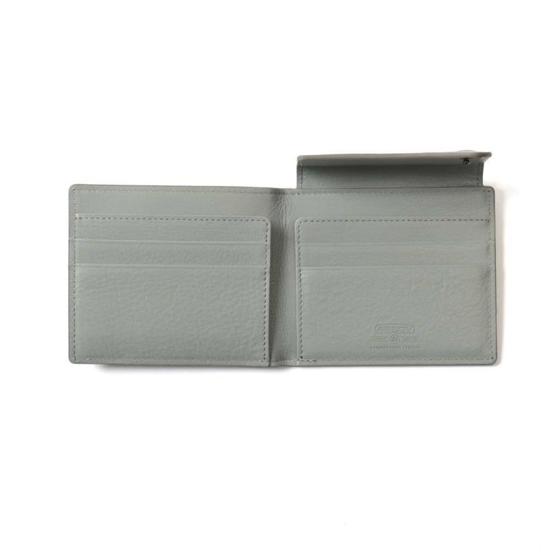 TONE LAYER COMPACT WALLET / GRAY