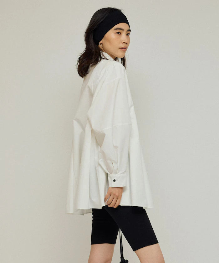 Box Stack Balloon Sleeve Long Sleeve Shirt
