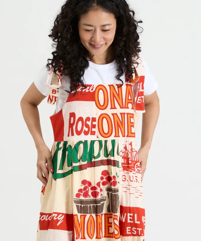 India FEEDBAG Print Shoulder Ribbon Camisole Dress
