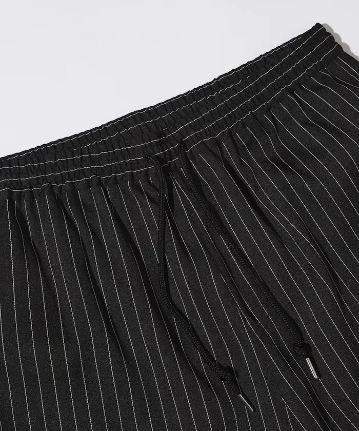 Spindle Stripe Easy Wide Pants / Compatible with Setup