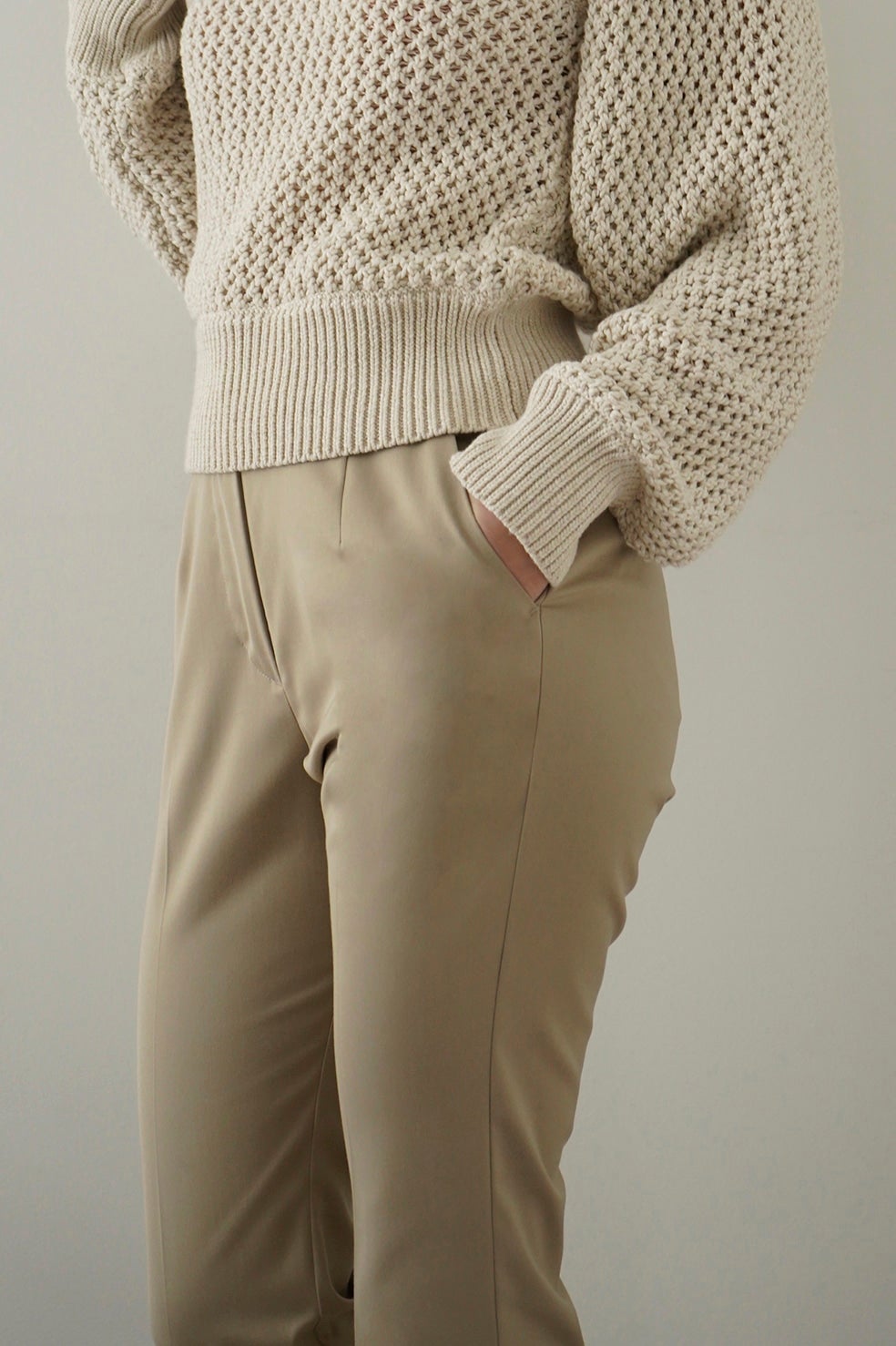 CENTER PRESS BOOTCUT PANTS