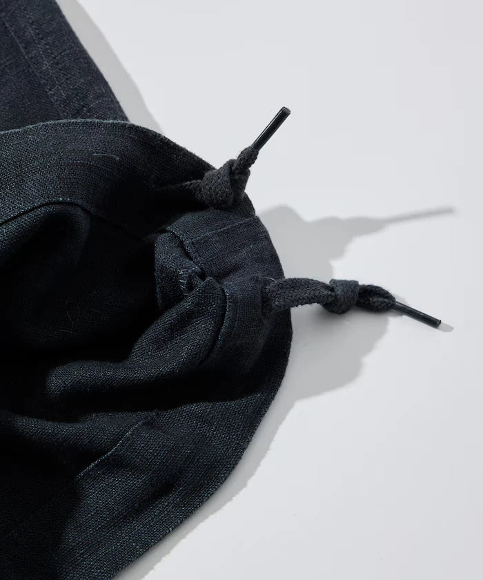 LINEN COTTON EASY CARGO PANTS 【Compatible with Set-Up】