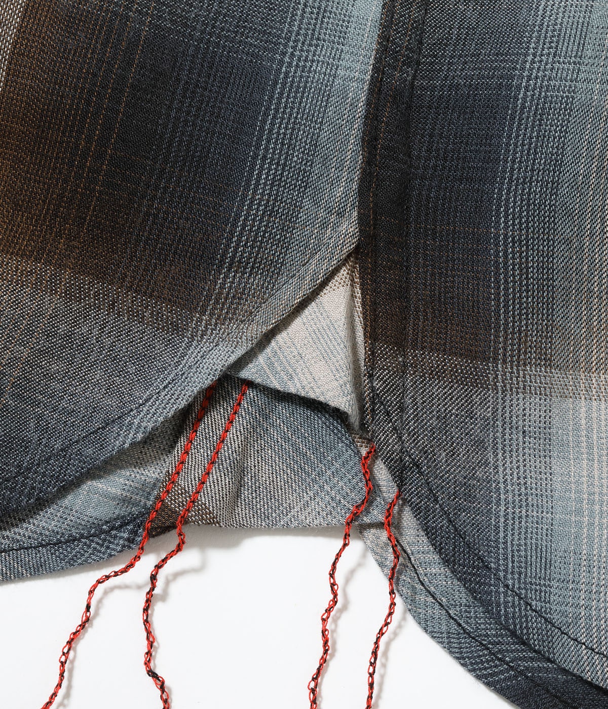 Rayon Twill Check Work Shirt
