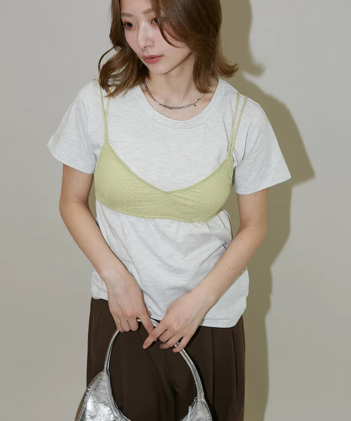 <Set Item> Chibi Bra Set T-Shirt Limited Release