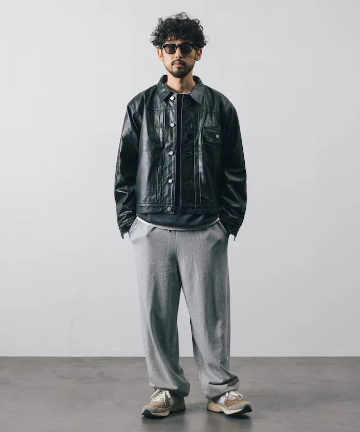 Leather Jacket TYPE-1 / Water-Repellent Leather / Cowhide