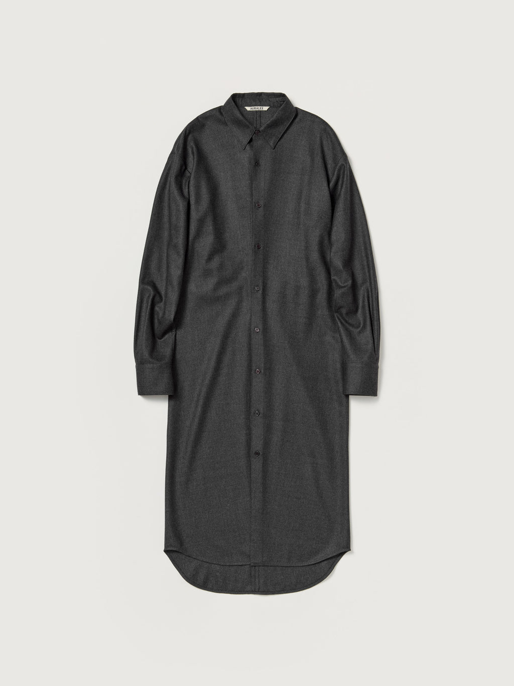 SUPER LIGHT WOOL SHIRT DRESS