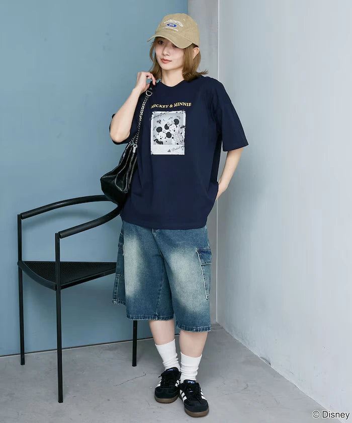 Minnie Mouse Graffiti Style Photo Art T-Shirt Limited Edition