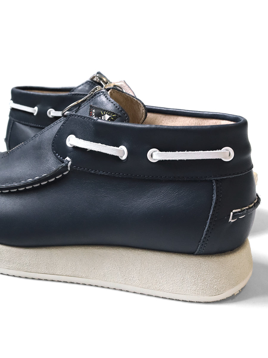 Leather ZIP Deck Sneakers
