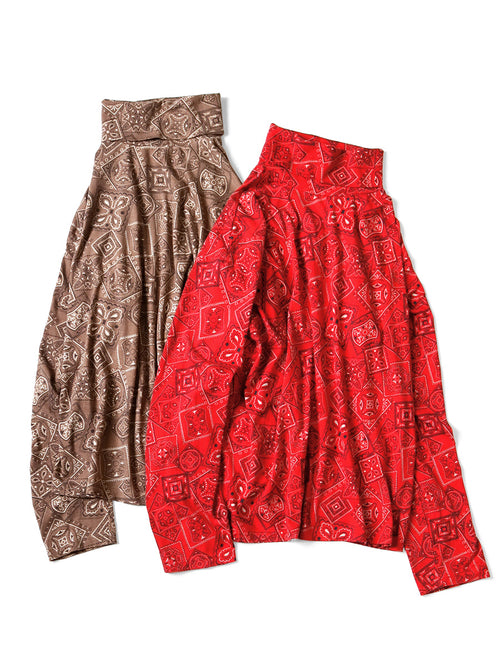 20/-Tenjiku COOKIE Bandana pt High Neck Long T