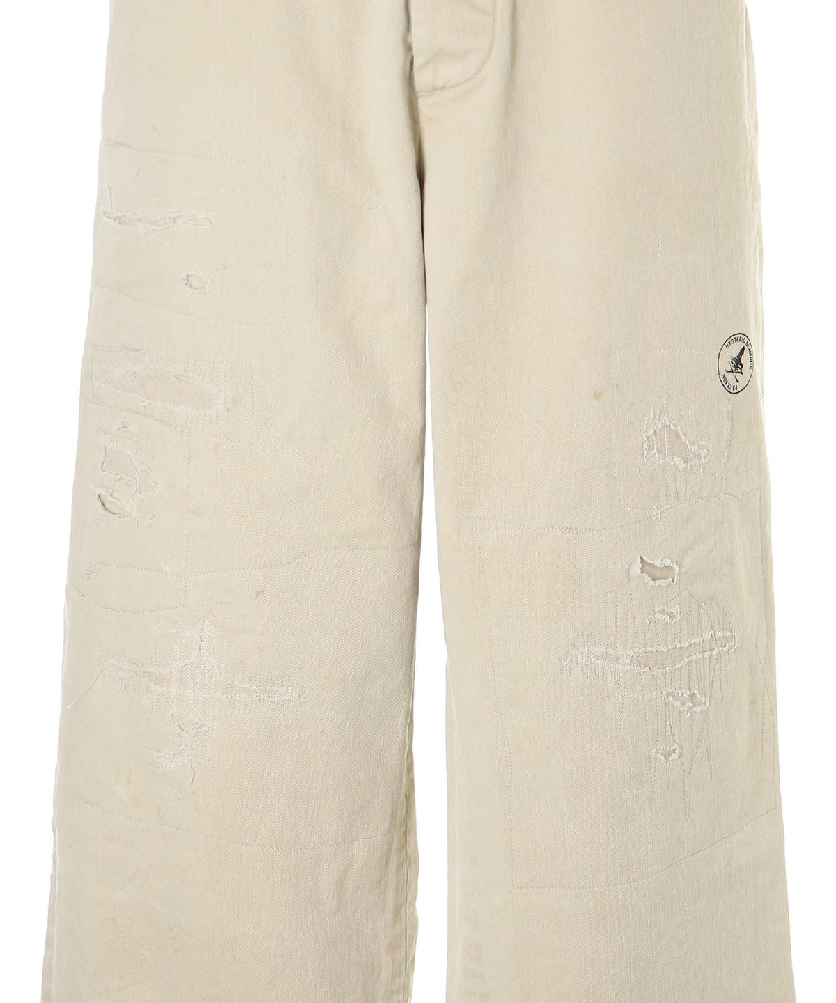 Woman On Skull Stamp Chino Pants