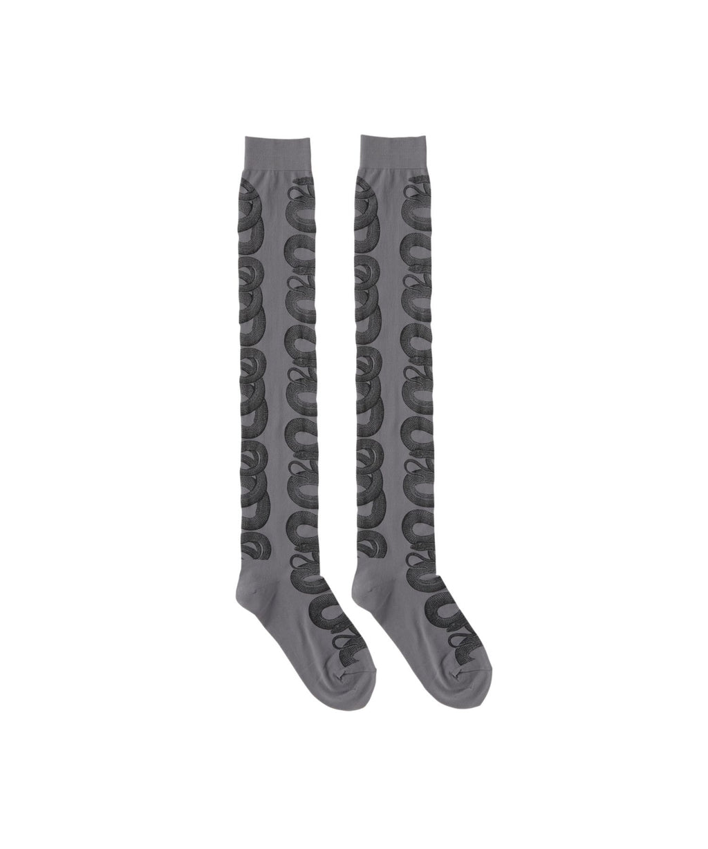 SNAKE LOOP Knee High Socks