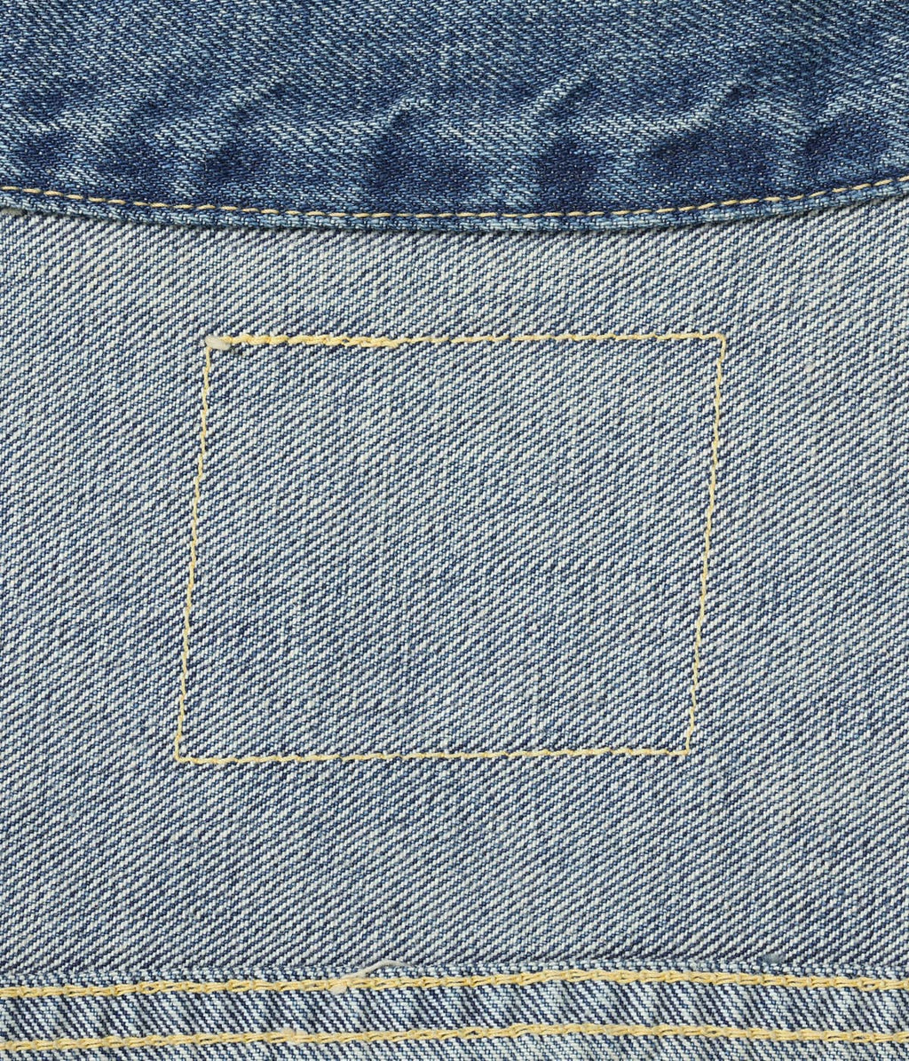 14.25oz. DENIM JACKET 1953 AGED MODEL CARTOON PAINT
