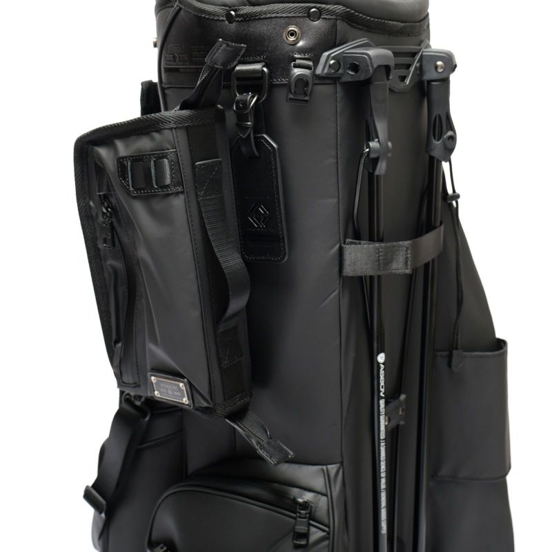 NYLON POLYCA CADDY BAG BLACK