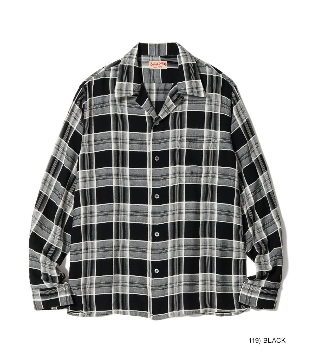 RAYON DOBBY CHECK OPEN SHIRT