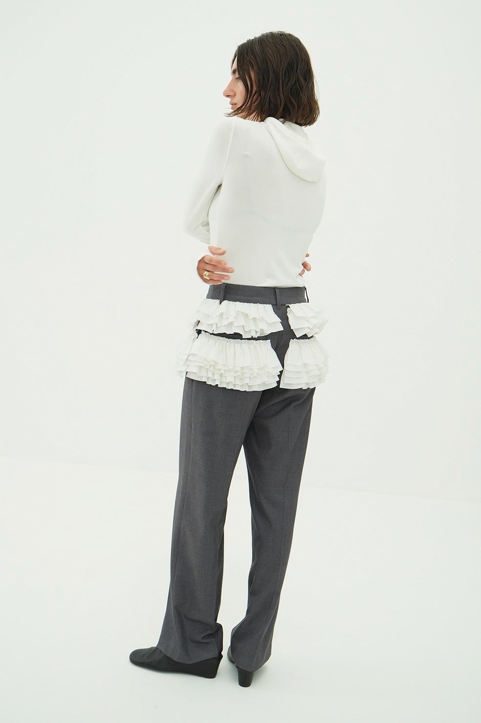 FRILLED SLACKS