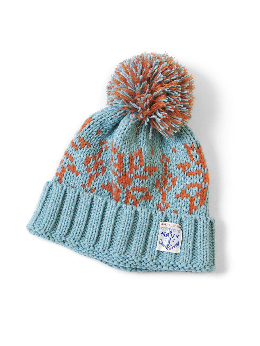3G Wool Snow Pattern Knit CAP